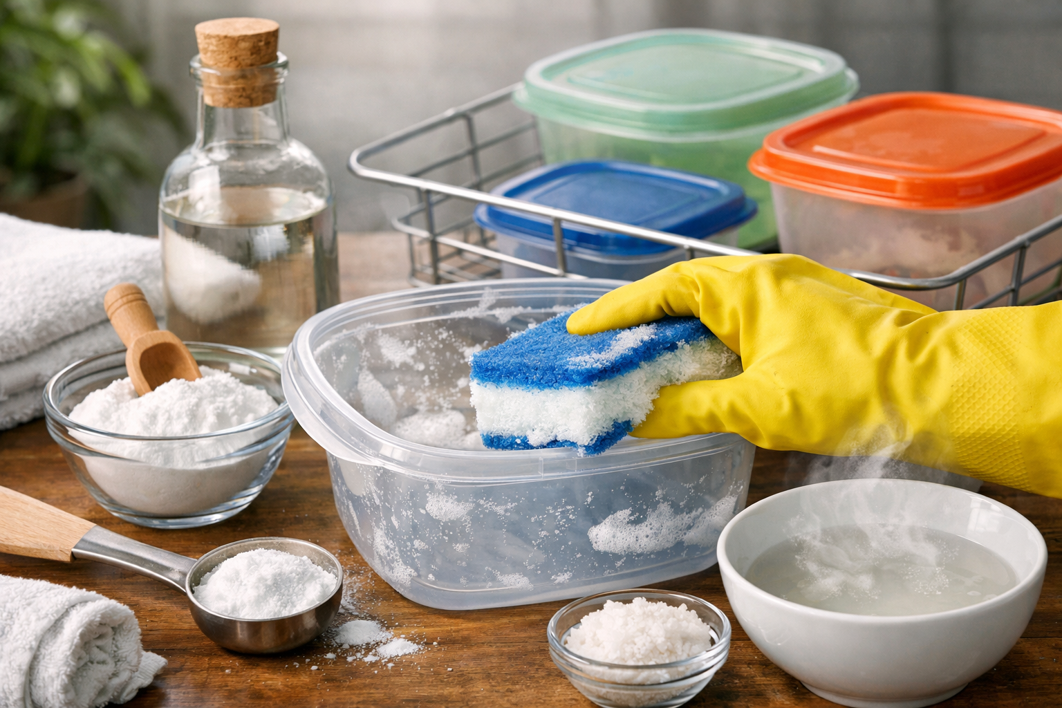 Cum să scăpați odată pentru totdeauna recipientele de plastic de mirosul omniprezent al alimentelor